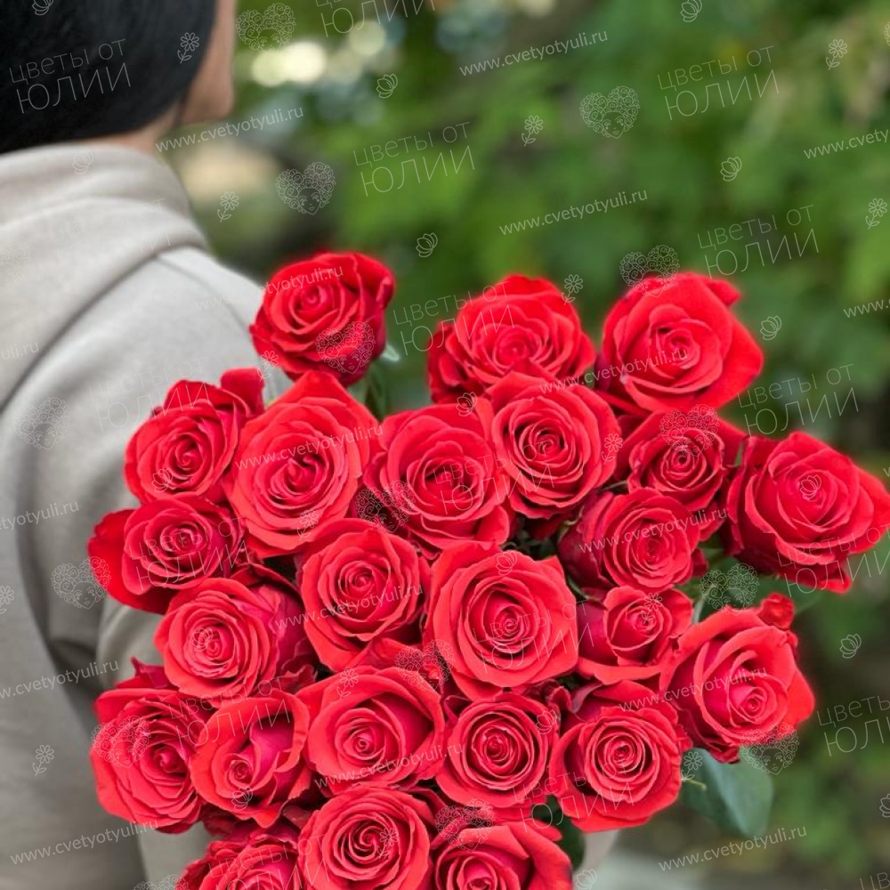 25 роз Нина 60 см пачка в Калуге