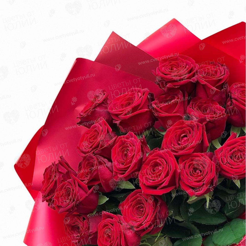 Букет из 19 красных роз Рената