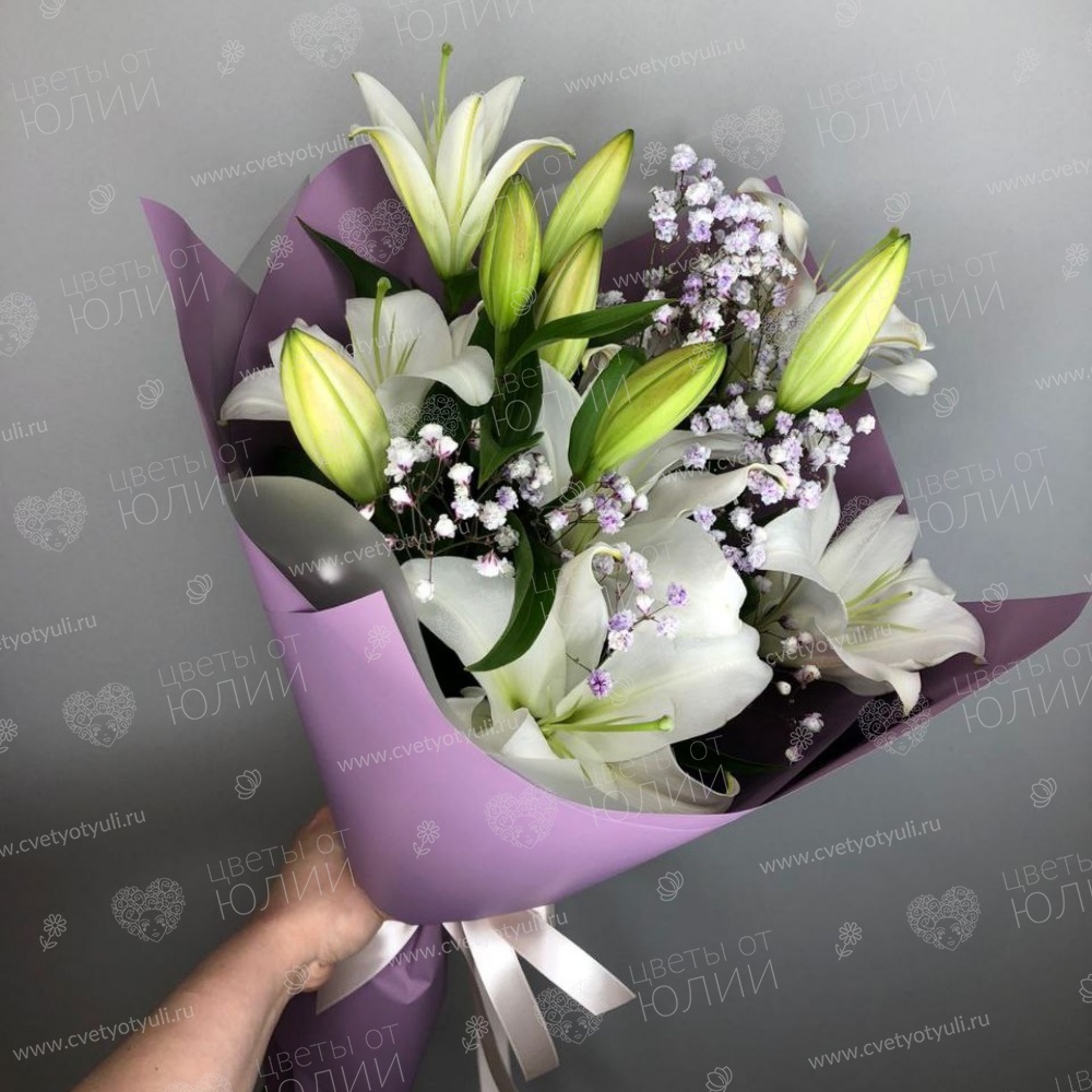 Букет из 3 лилий