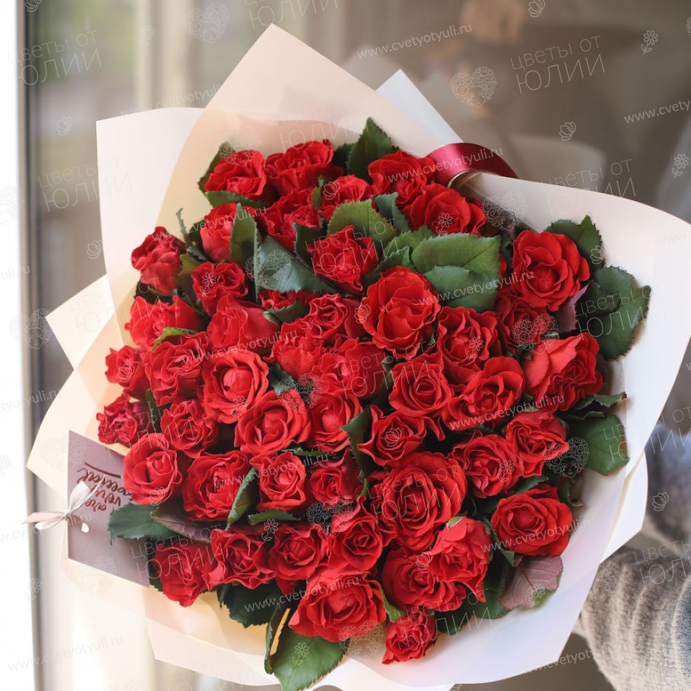Букет из 51 розы 50см Эль торо