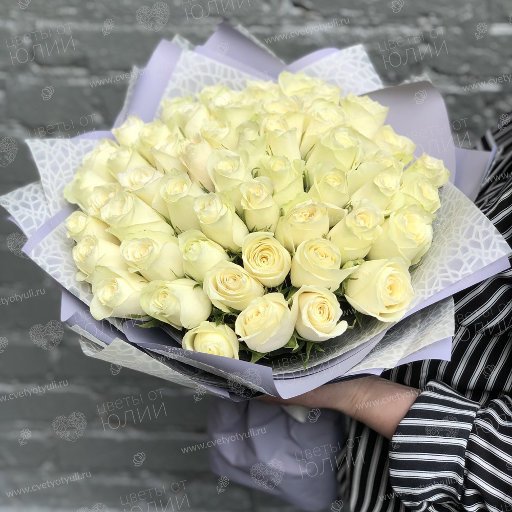 Букет из 55 роз Улыбка