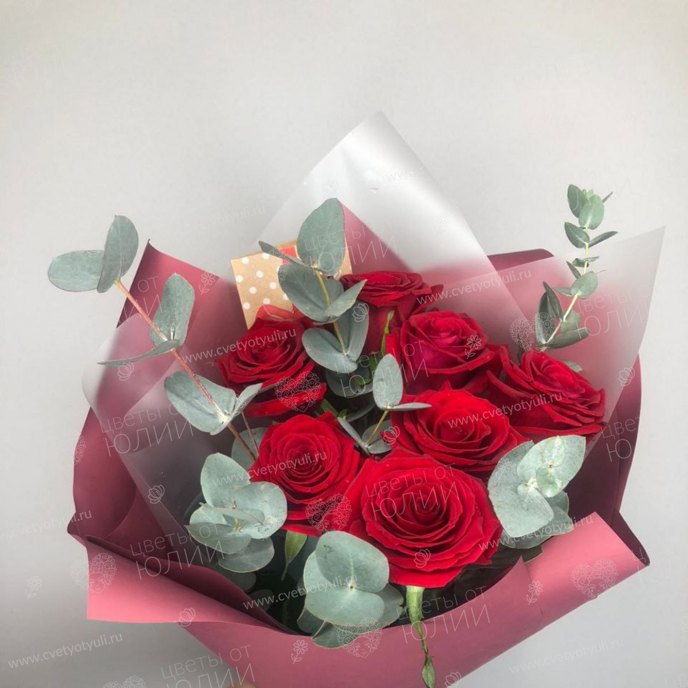 Букет из 7 роз Джина