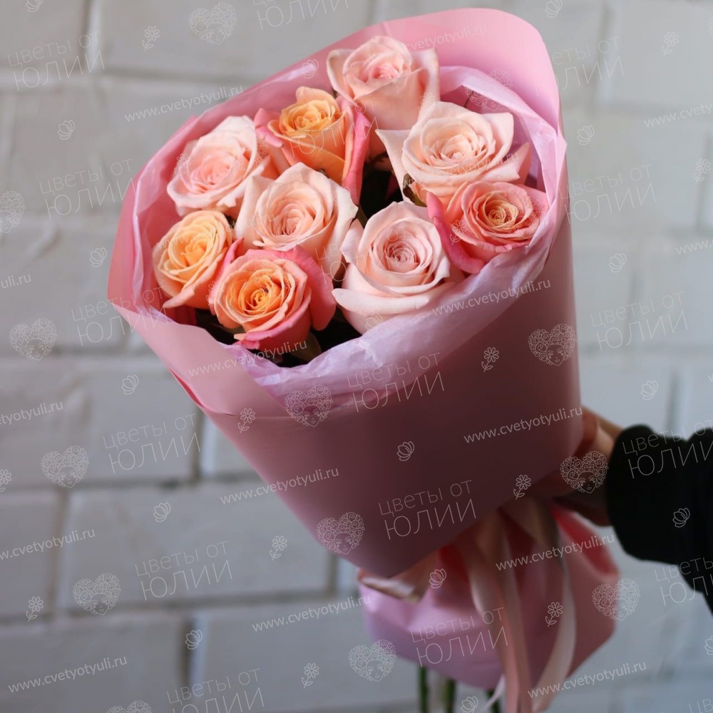 Букет из 9 роз Нежная