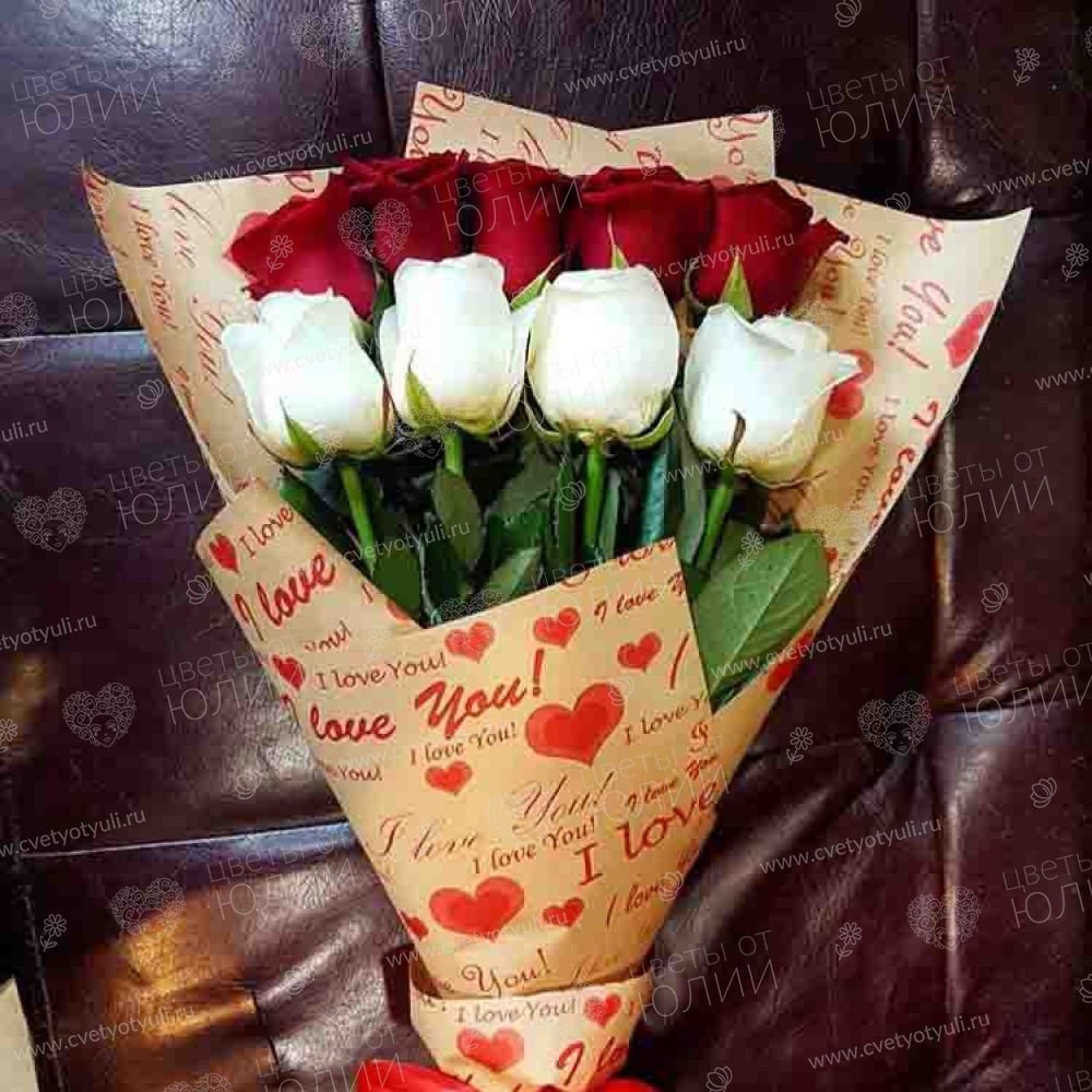 Букет из 9 роз Сердечная