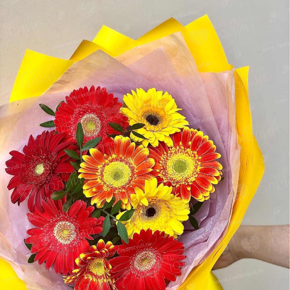 Букет из гербер Солнышко