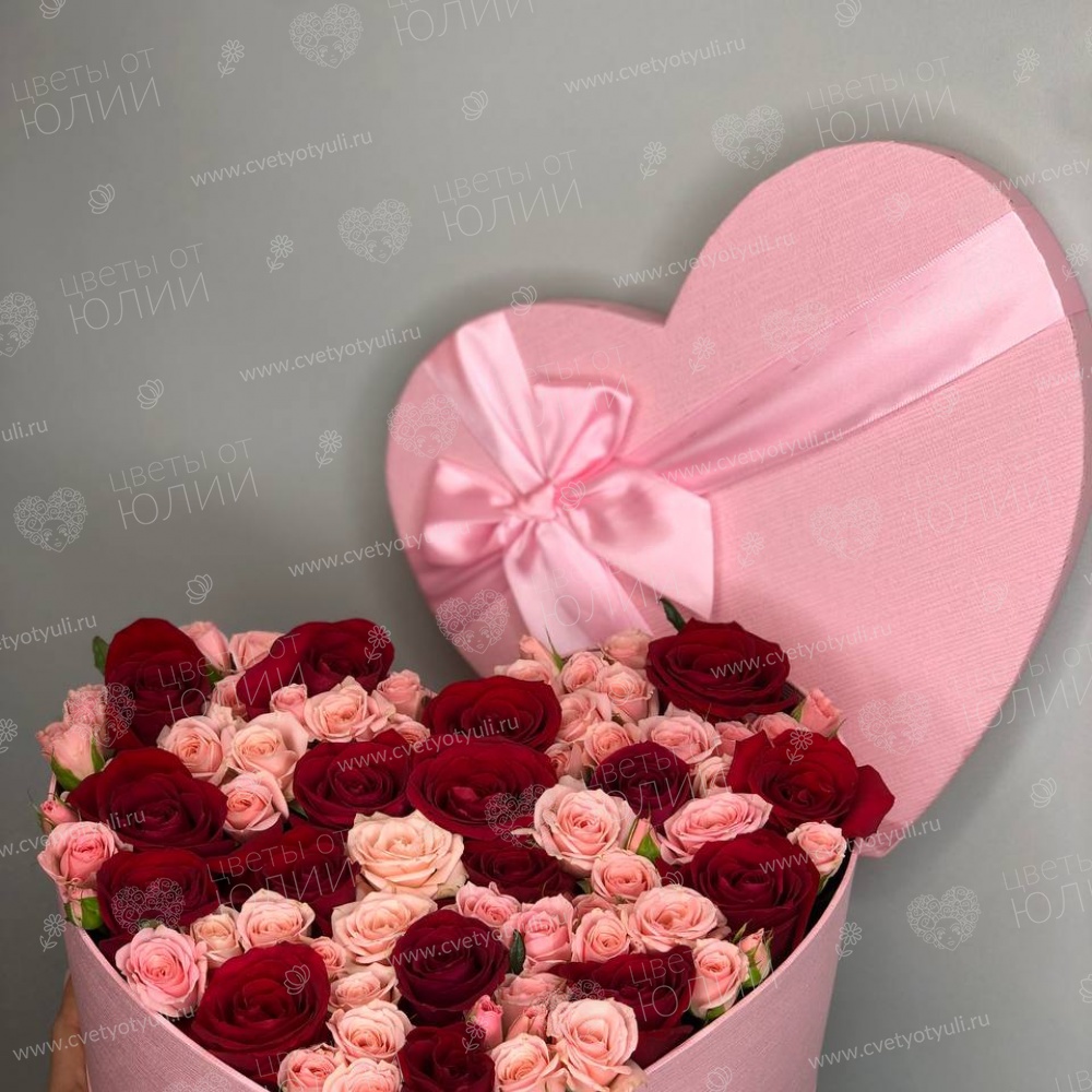 Коробка из роз Милая