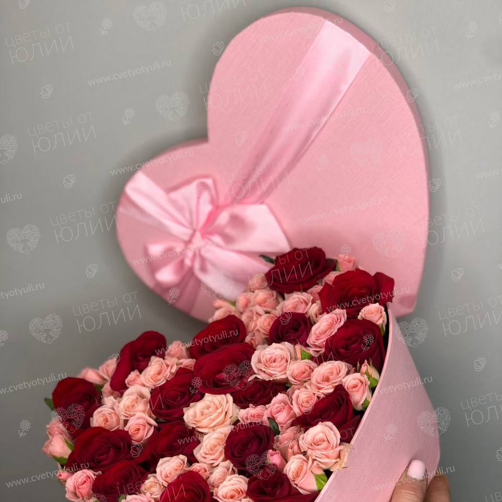 Коробка из роз Милая