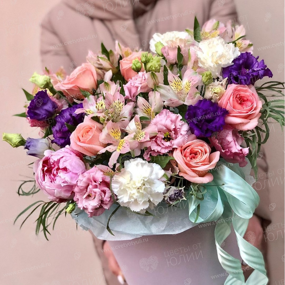 Коробка сборная изроз и эустом Элен