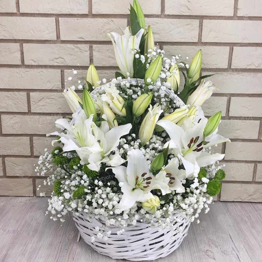 Корзина Закат лилий