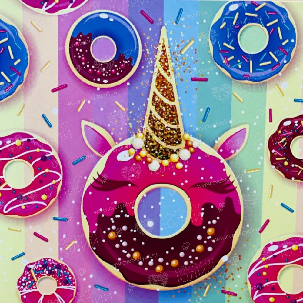 Красивая открытка с 4 шоколадками