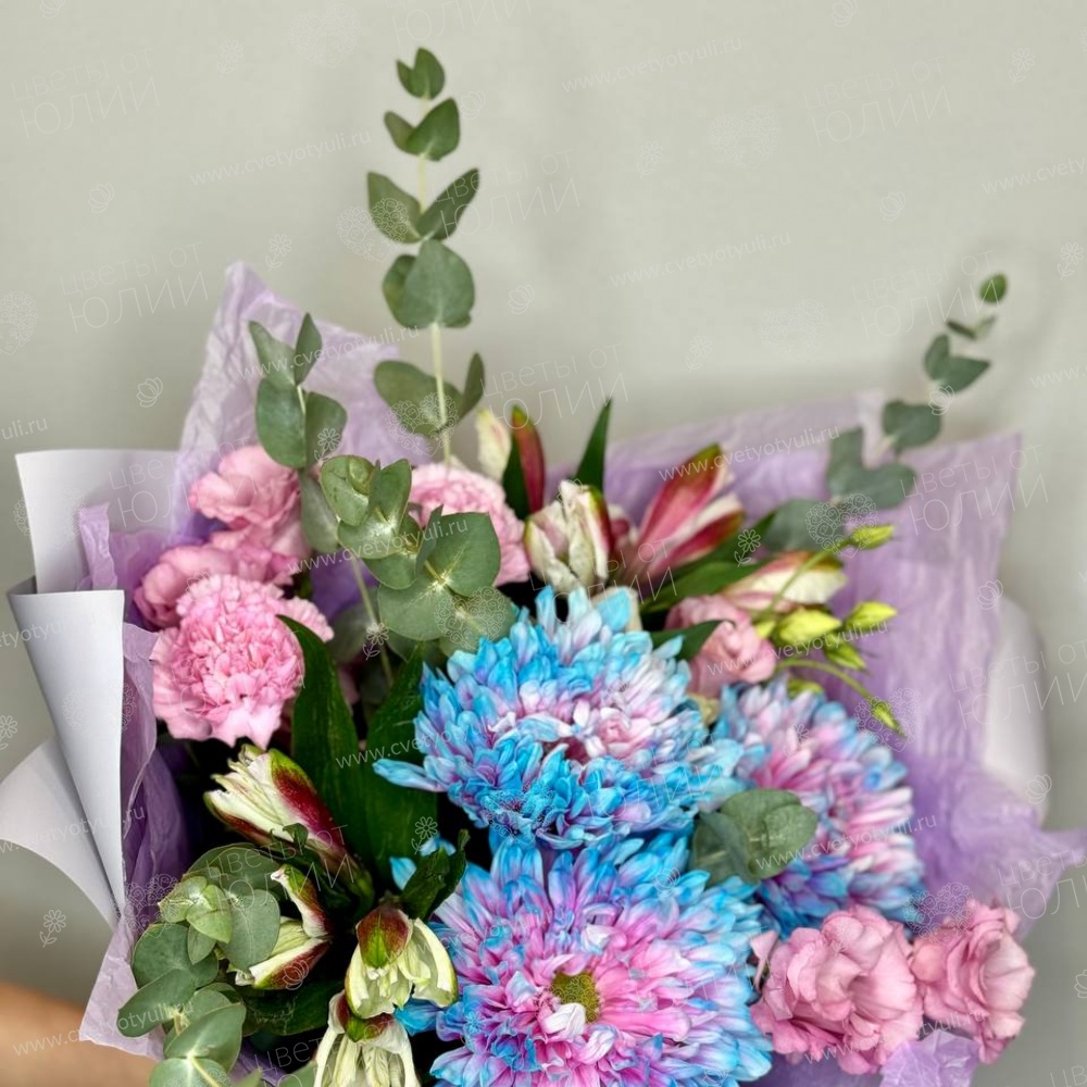 Букет сборный "Голубая лагуна"