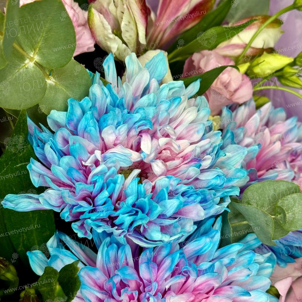 Букет сборный "Голубая лагуна"