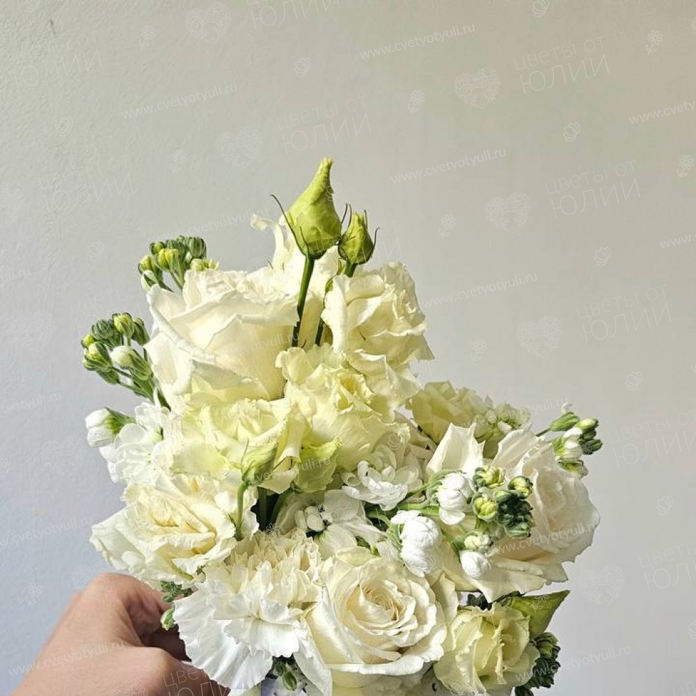 Букет невесты белый
