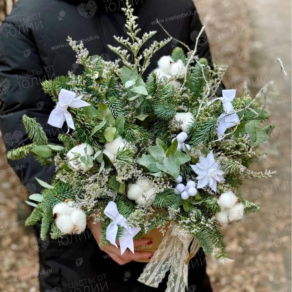 Новогодняя композиция Морозное утро