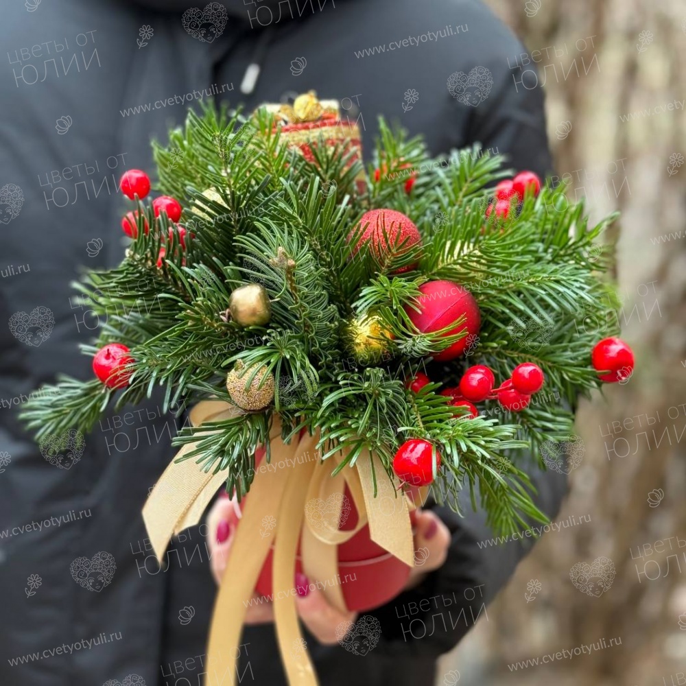 Новогодняя композиция Рождественский подарок