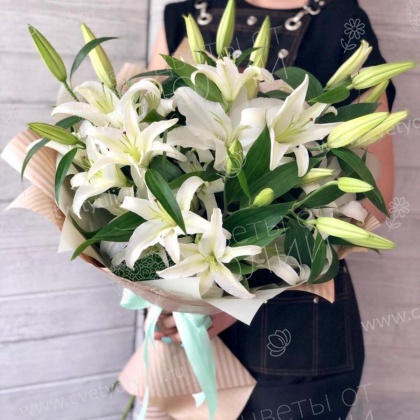 Букет из 11 лилий