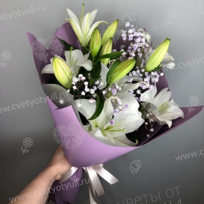 Букет из 3 лилий