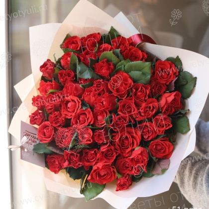Букет из 51 розы 50см Эль торо