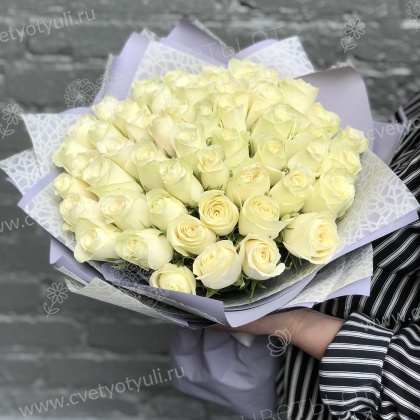 Букет из 55 роз Улыбка