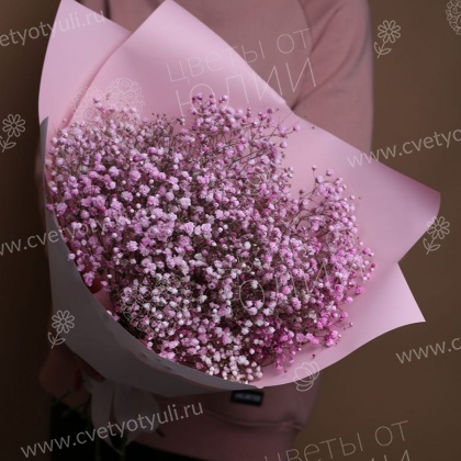 Букет из 7 розовых гипсофил