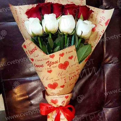 Букет из 9 роз Сердечная