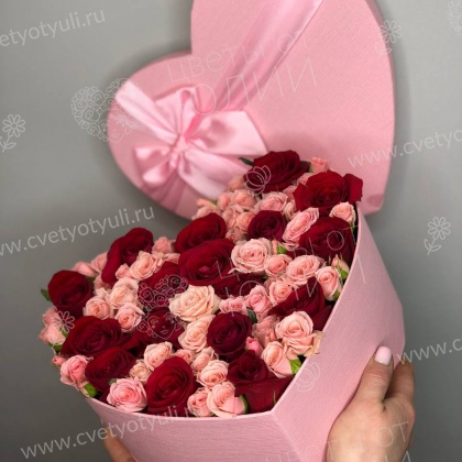 Коробка из роз Милая