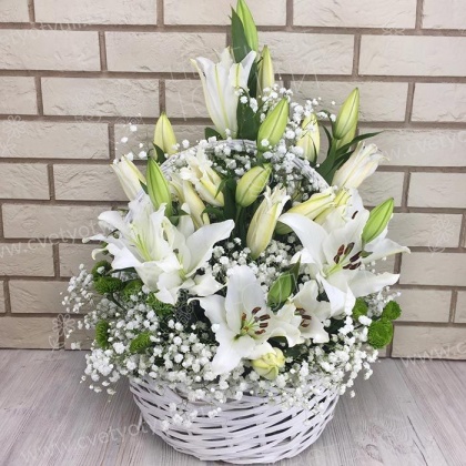 Корзина Закат лилий