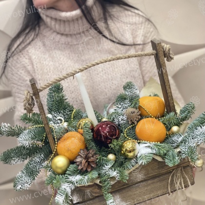 Новогодняя композиция Цитрус