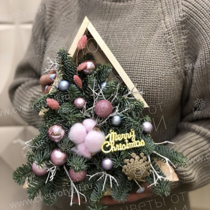 Новогодняя композиция Елочка Мерри