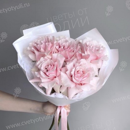 Букет из 5 французских роз