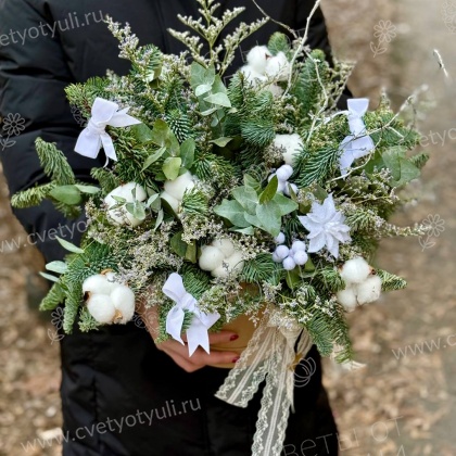 Новогодняя композиция Морозное утро